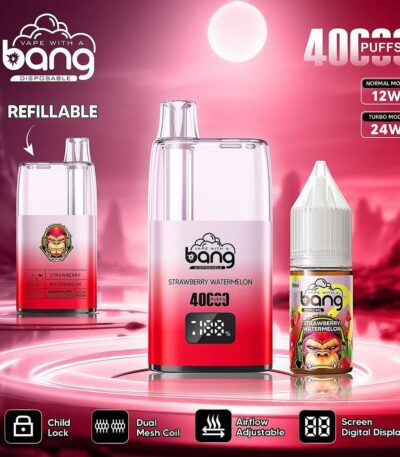 Stars Vape Bang 40000 Puffs Refillable Strawberry Watermelon