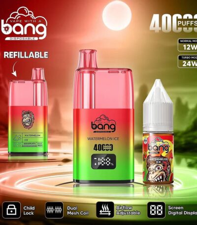 Stars Vape Bang 40000 puffar påfyllningsbar vattenmelonis