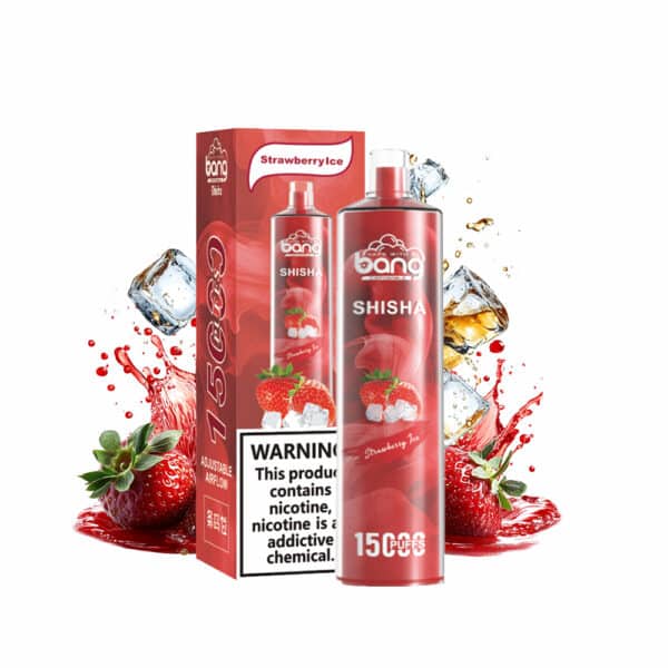 Mansikka Ice Bang shisha 15000 15k