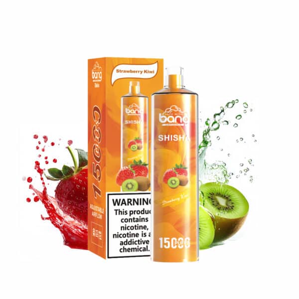 Mansikka Kiwi Bang shisha 15000 15k