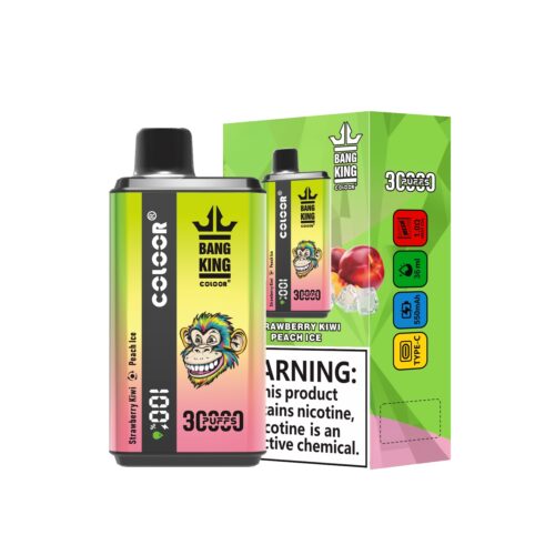 Jordgubb Kiwi & Persika Ice Bang King 30000 30k