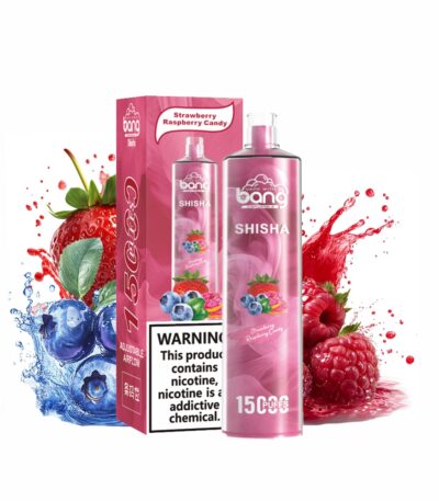 Strawberry Raspberry Candy Bang shisha 15000 15k