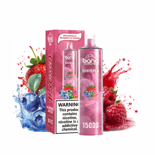 Jordgubb Hallon Candy Bang shisha 15000 15k