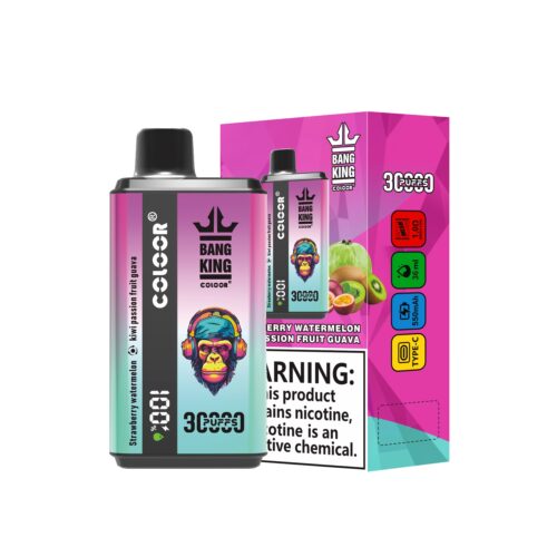 Jordgubb Vattenmelon & Kiwi Passionsfrukt Guava Bang King 30000 30k