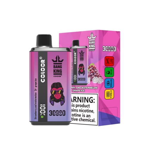 Strawberry and Watermelon & Grape Ice Bang King 30000 30k