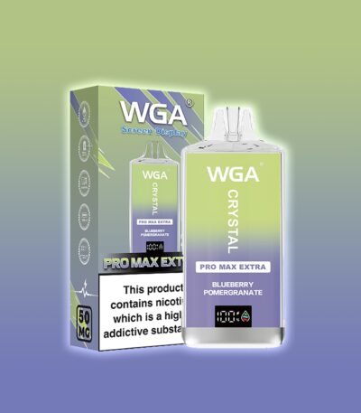 WGA CRYSTAL PRO MAX EXTRA 15000 PUFF BLUEBERRY POMERGRANATE