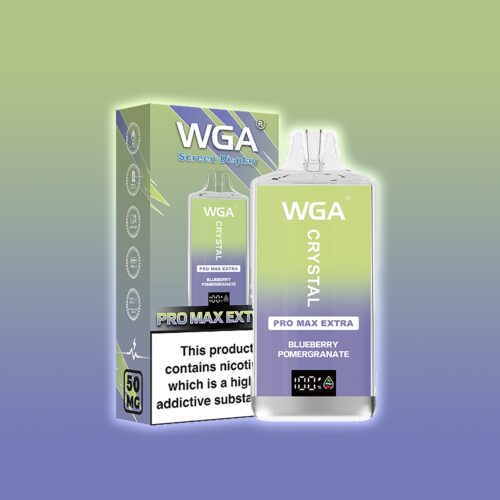 WGA CRYSTAL PRO MAX EXTRA 15000 PUFF BLUEBERRY POMERGRANATE