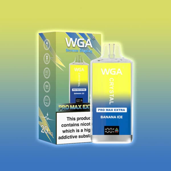 WGA CRYSTAL PRO MAX EXTRA 15000 PUFF Banana Ice Banana Ice (banaanijää)