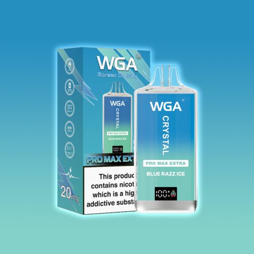 WGA CRYSTAL PRO MAX EXTRA 15000 PUFF Sininen Razz Ice