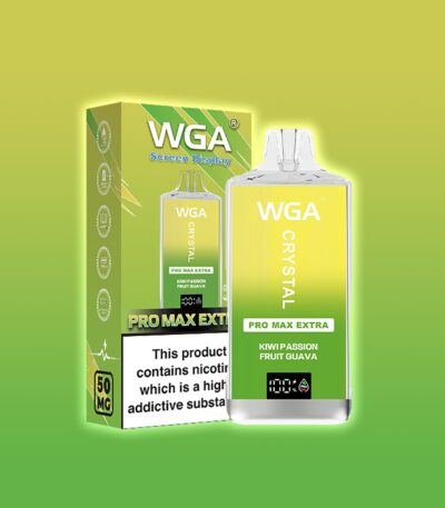 WGA CRYSTAL PRO MAX EXTRA 15000 PUFF Kiwi Fruit de la Passion Goyave