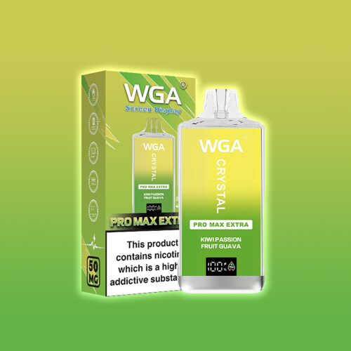WGA CRYSTAL PRO MAX EXTRA 15000 PUFF Kiwi Passion Fruit Guava