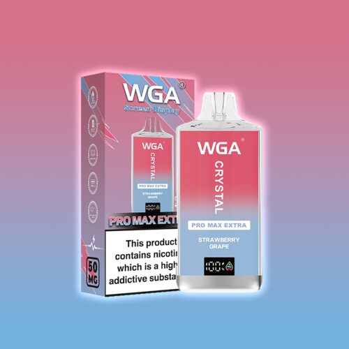 WGA CRYSTAL PRO MAX EXTRA 15000 PUFF MANSIKKA RYPÄLE