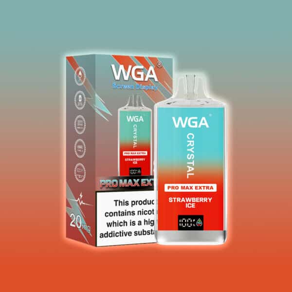 WGA CRYSTAL PRO MAX EXTRA 15000 PUFF Strawberry Ice