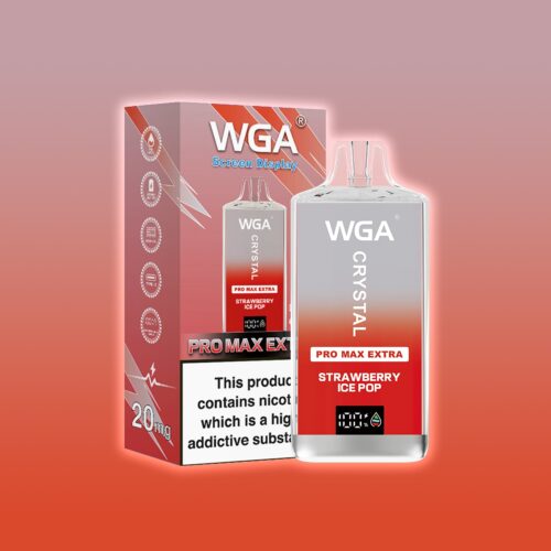 WGA CRYSTAL PRO MAX EXTRA 15000 PUFF Mansikkajää POP POP