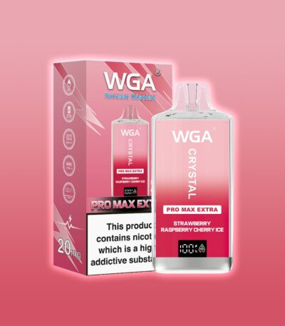 WGA CRYSTAL PRO MAX EXTRA 15000 PUFF Fraise Framboise Cerise Glace