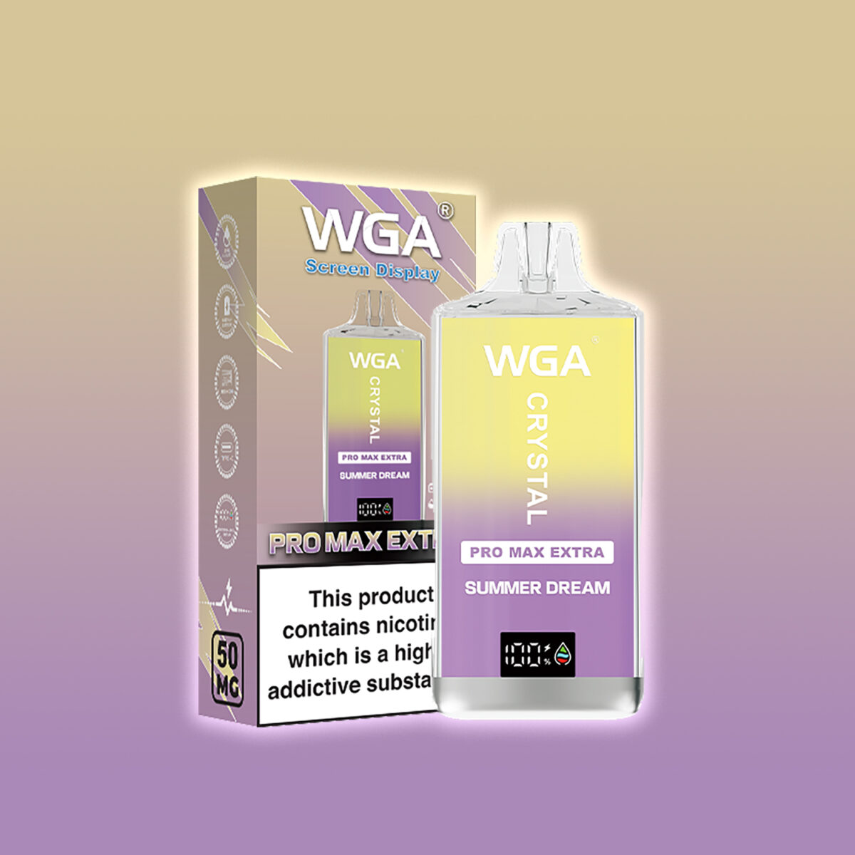 WGA CRYSTAL PRO MAX EXTRA 15000 PUFF Summer Dream