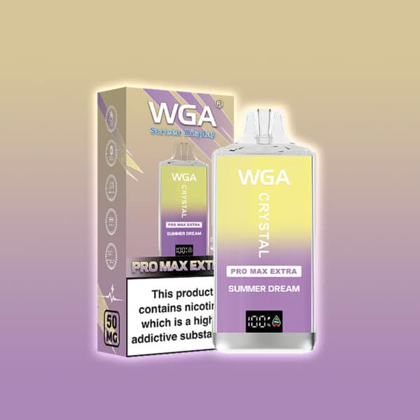 WGA CRYSTAL PRO MAX EXTRA 15000 PUFF Kesäunelma Summer Dream