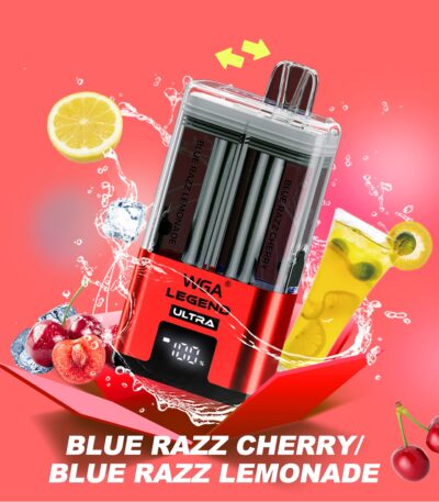 WGA Legend Ultra 30K 30000 puffów BLUE RAZZ CHERRY BLUE RAZZ LEMONADE
