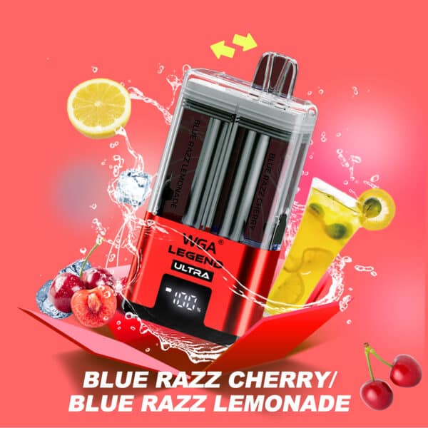 WGA Legenda Ultra 30K 30000 tuoksua BLUE RAZZ CHERRY BLUE RAZZ LEMONADI