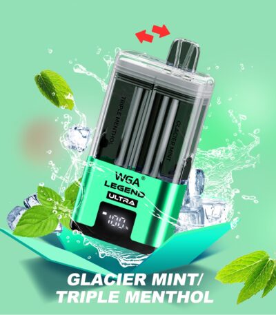 WGA Legend Ultra 30K 30000 puffów GLACIER MINT TRIPLE MENTHOL
