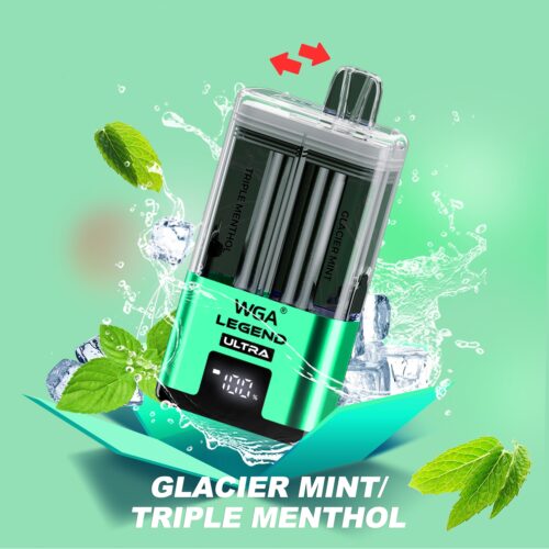 WGA レジェンド・ウルトラ30K 30000パフ GLACIER MINT TRIPLE MENTHOL