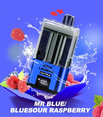 WGA Legend Ultra 30K 30000 bouffées MR BLUE BLUESOUR RASPBERRY