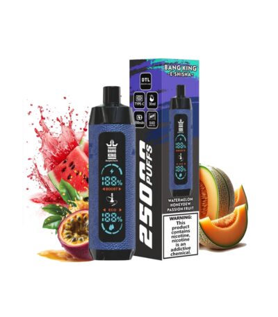 Watermelon Honeydew Passion Fruit bang king E shisha 25000