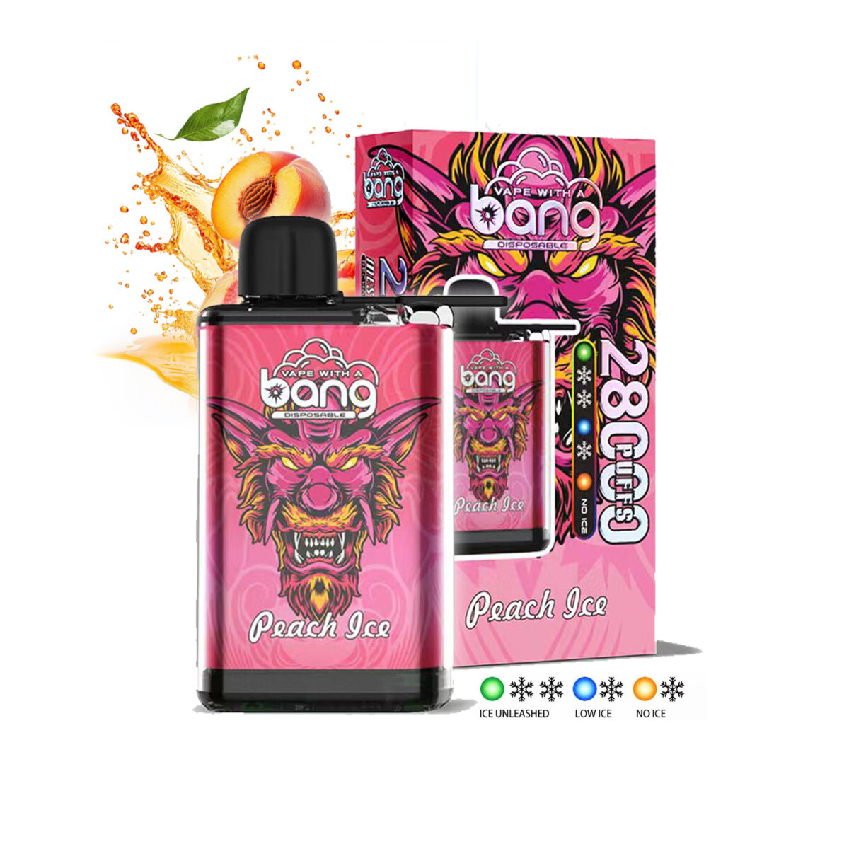 bang 28000 Puffs Pfirsicheis