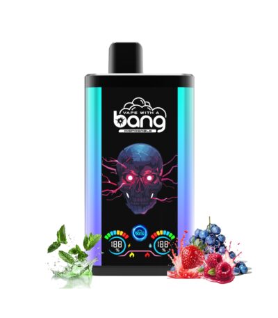 bang 30k pro Pepper Mint Ice & Trible Berry