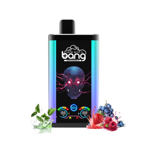 bang 30k pro Pepper Mint Ice & Trible Berry