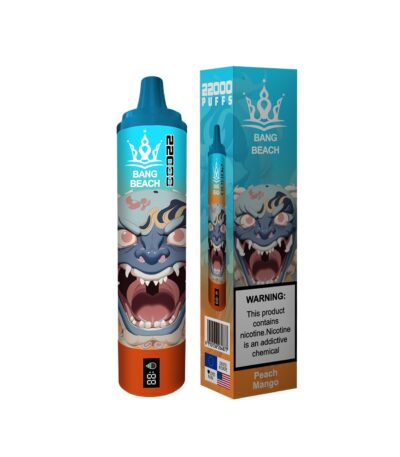 bang beach 22000 puff vapes peach mango