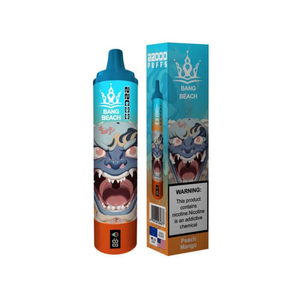 bangビーチ22000パフVAPEピーチマンゴー