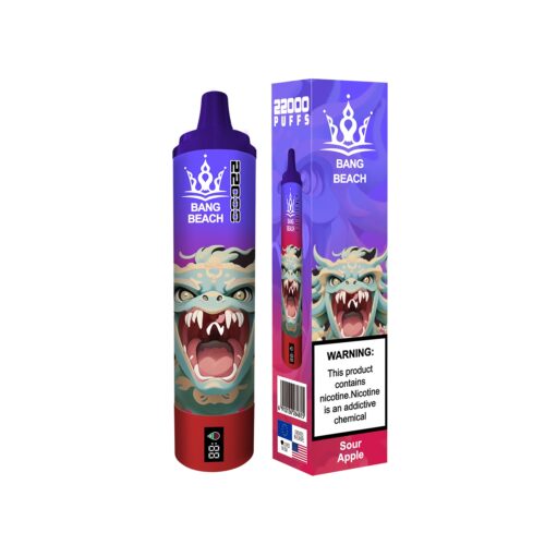 bang beach 22000 puff vapes sour apple