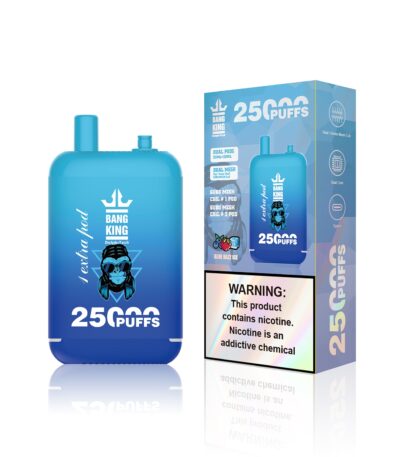 bang king 25000 blue razz ice