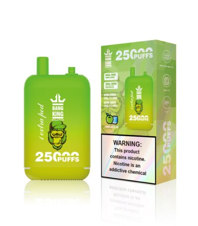 bang king 25000 sour apple ice