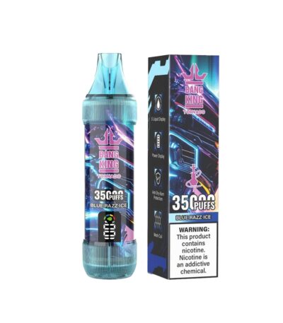 bang tornado 35k 35000 puffs Blue Razz Ice