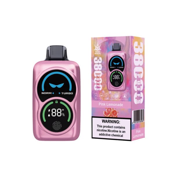 różowa lemoniada Bang Beach 38000 puff