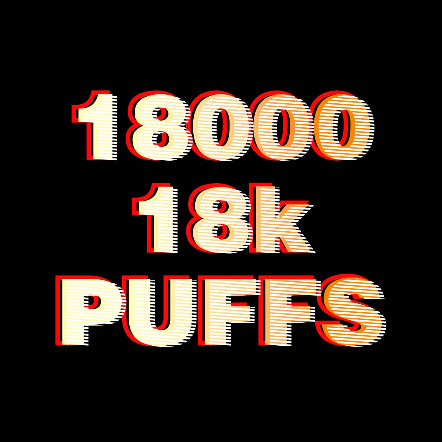 puff 18k 18000 Engångs Vape