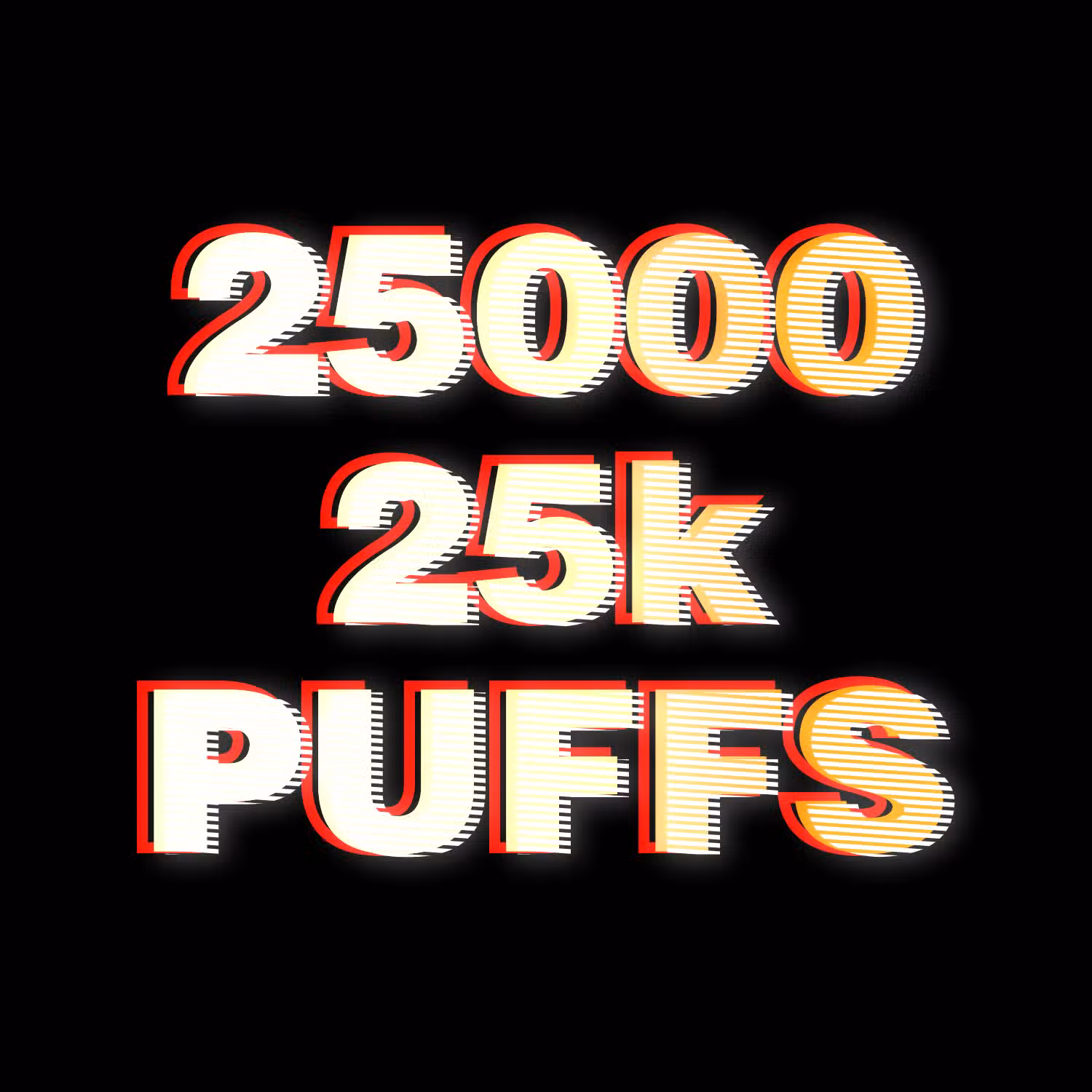 puff 25k 25000 Engångs Vape