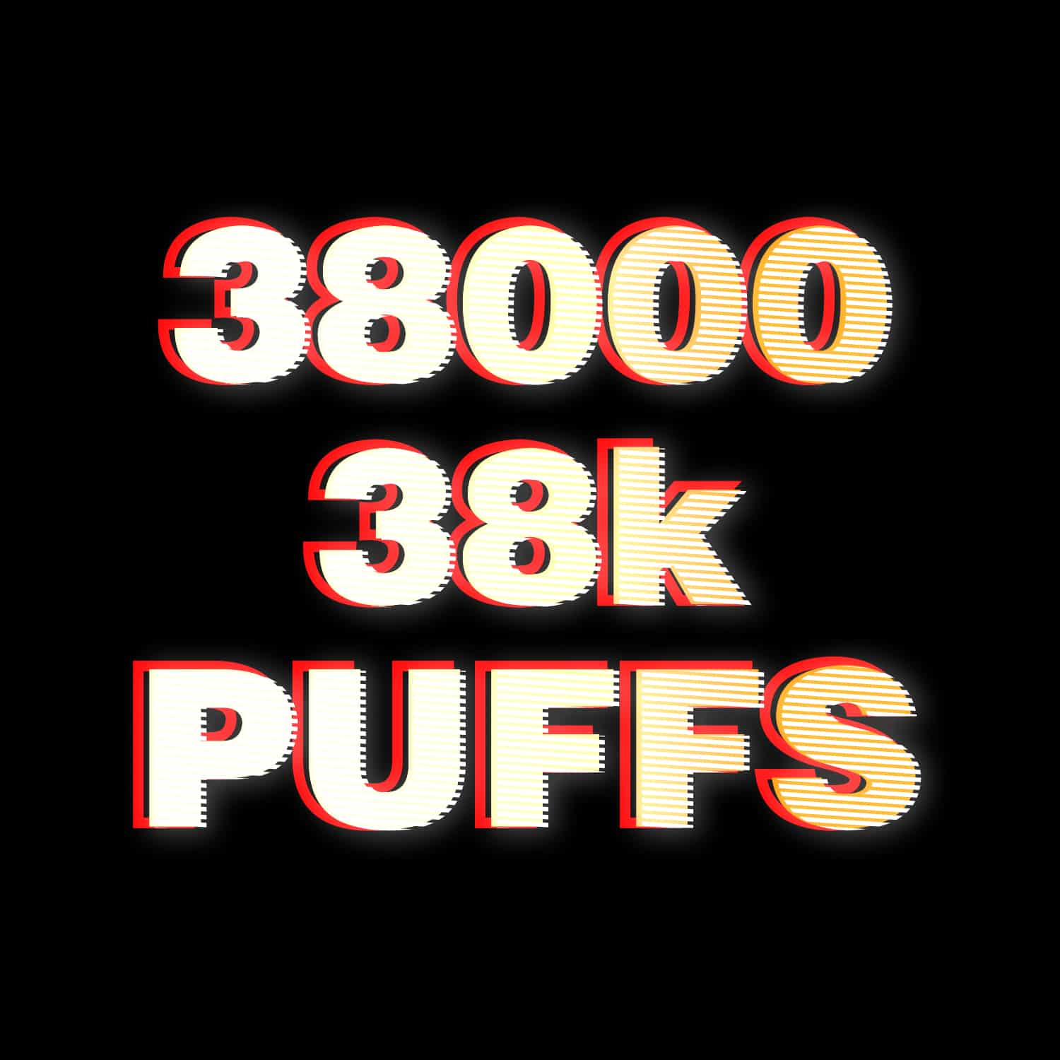 puff 38k 38000 Engångsvape