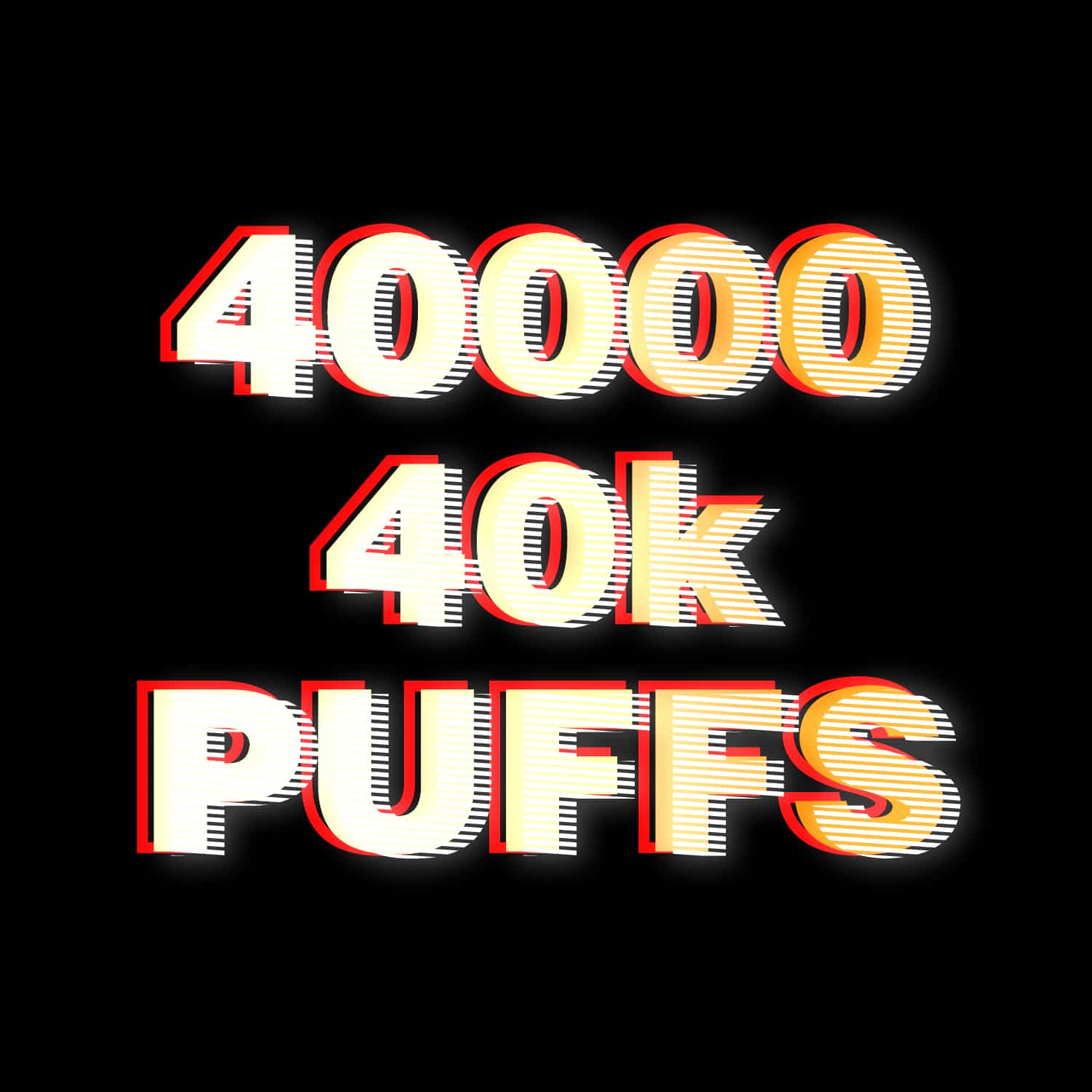 puff 40k 40000 Engångs Vape