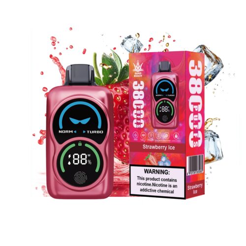 jordgubbsis Bang Beach 38000 puff