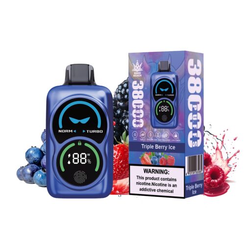 triple berry ice Bang Beach 38000 puff