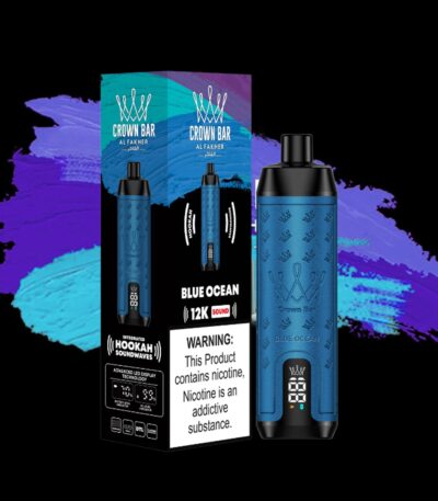 Al-Fakher-Crown-Bar-12000-Puff-Blue-Ocean