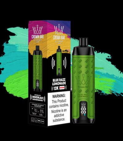 Al-Fakher-Crown-Bar-12000-Puff-Blue-Razz-Lemonade