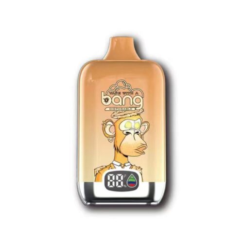 Bang King Digital Box 15000 Puff Smart Screen Peach Freeze
