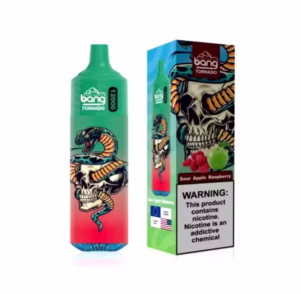 Bang Tornado 12000 Kwaśne jabłko malina