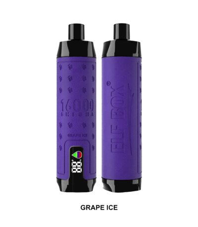 ELF BOX SHISHA 16000 PUFF Glace de raisin