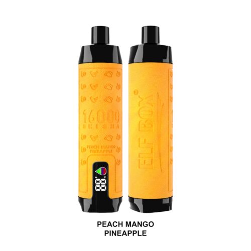 ELF BOX SHISHA 16000 PUFF Peach Mango Pineapple
