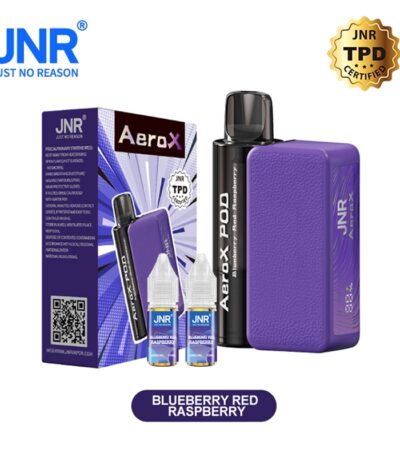 JNR Areo X 32000 puff ricaricabili Mirtillo Rosso Lampone